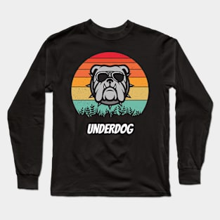 Vintage retro sunset underdog Long Sleeve T-Shirt